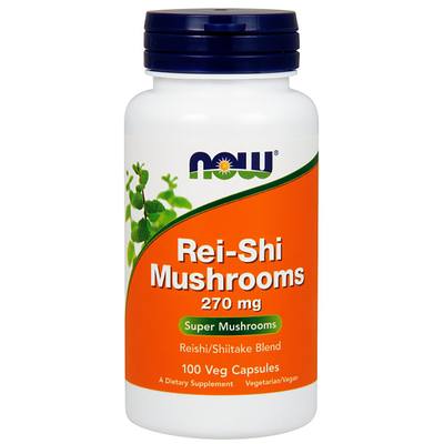 Rei-Shi Mushrooms 270mg (100 capsules) by NOW Foods