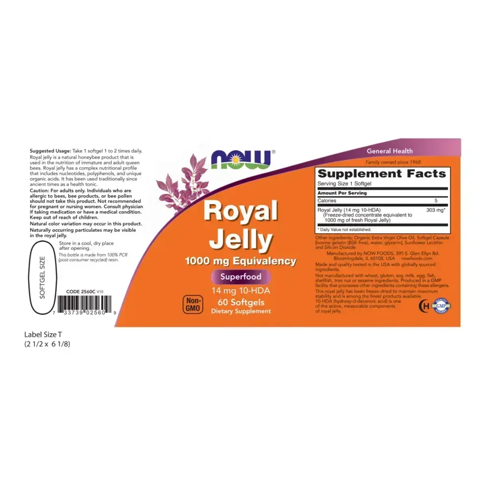 Product image for Royal Jelly 1000mg.