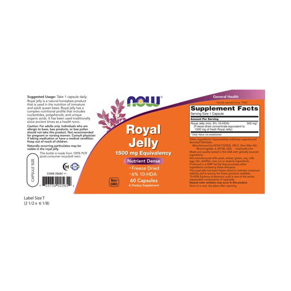 Product image for Royal Jelly 1500mg.