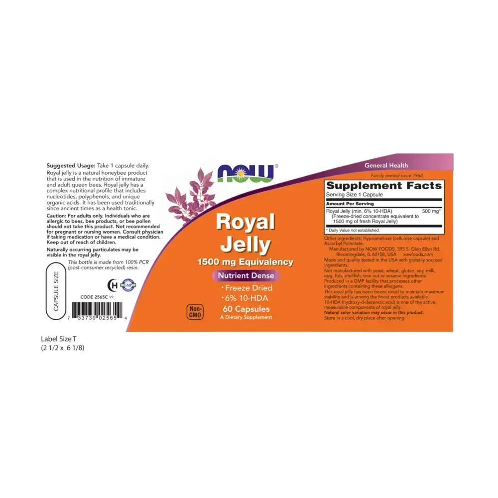 Product image for Royal Jelly 1500mg.