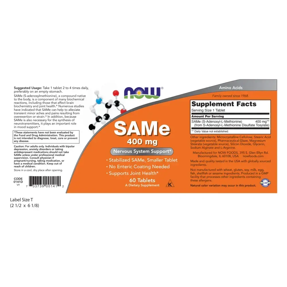 Product image for SAMe 400mg.