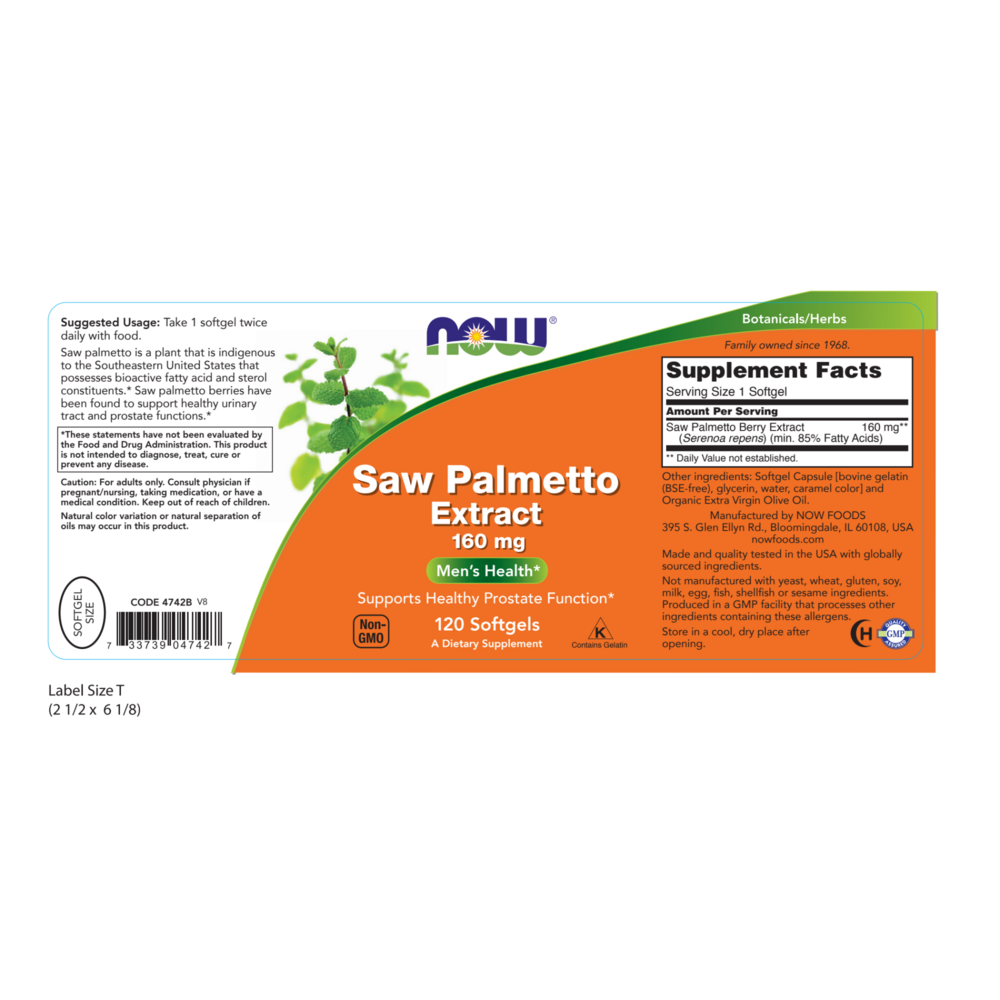 Product image for Saw Palmetto Extract 160mg.