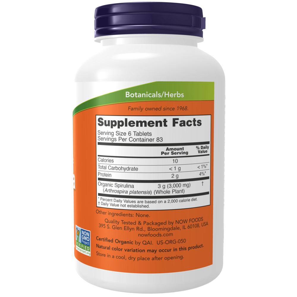 Product image for Spirulina 500mg.