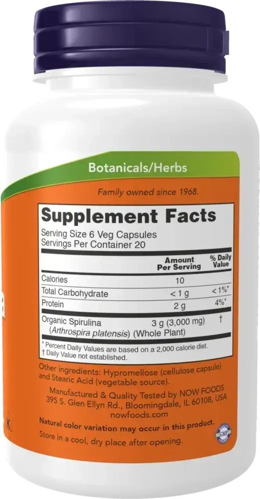 Product image for Spirulina 500mg.