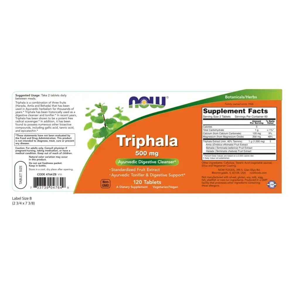 Product image for Triphala 500mg.