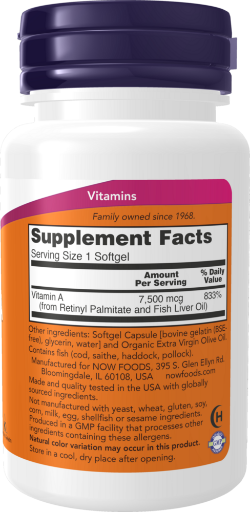 Product image for Vitamin A 25,000IU.