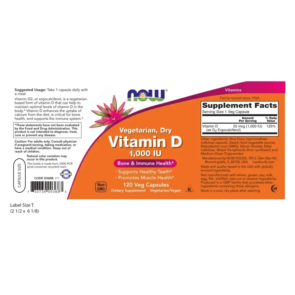 Product image for Vitamin D 1000IU.