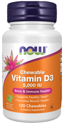 Vitamin D-3 5000IU Chewable 120 Chewables