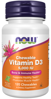 Vitamin D-3 5000IU Chewable
