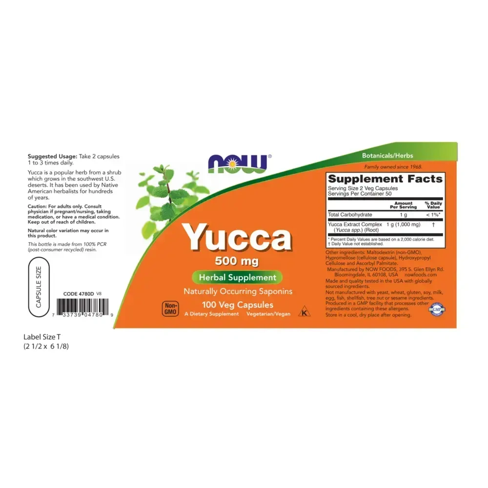 Product image for Yucca 500mg.