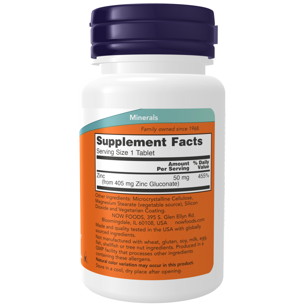 Product image for Zinc 50mg.