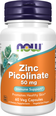 Product image for Zinc Picolinate 50mg (60 capsules).