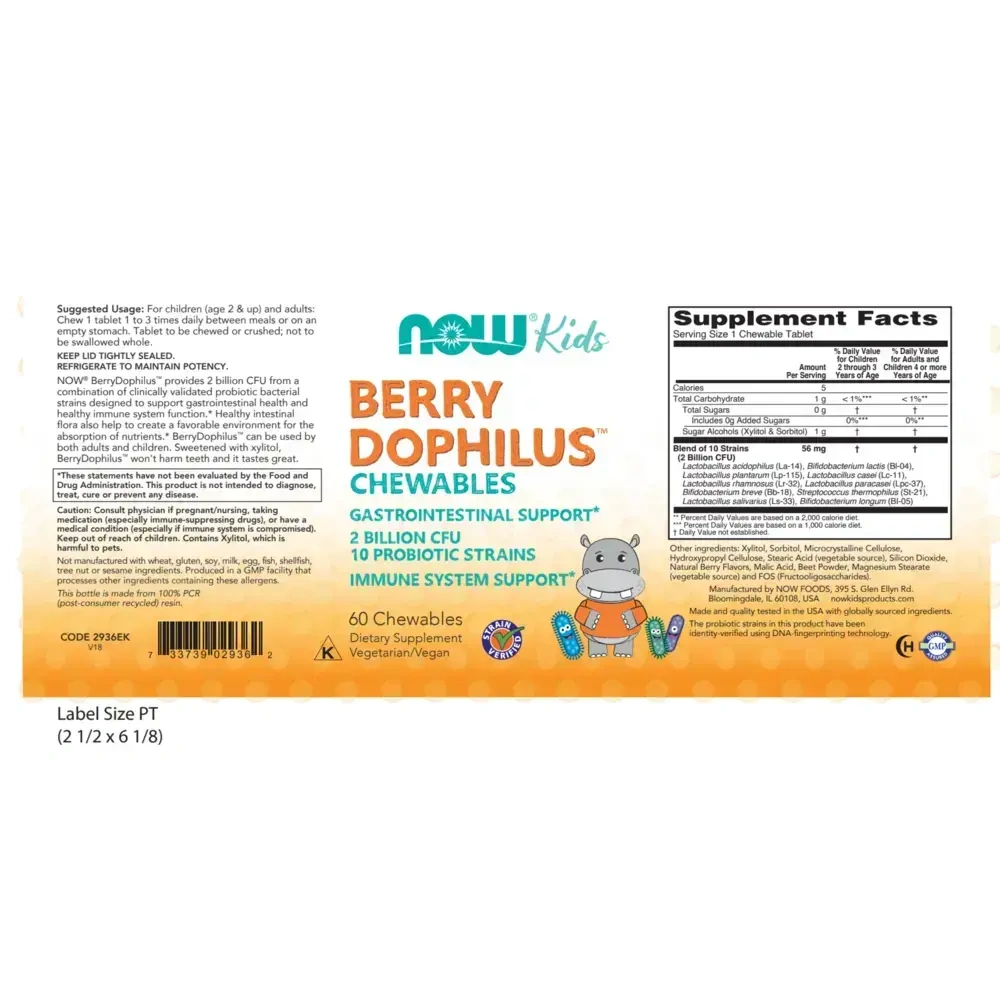 Product image for BerryDophilus Chewables.