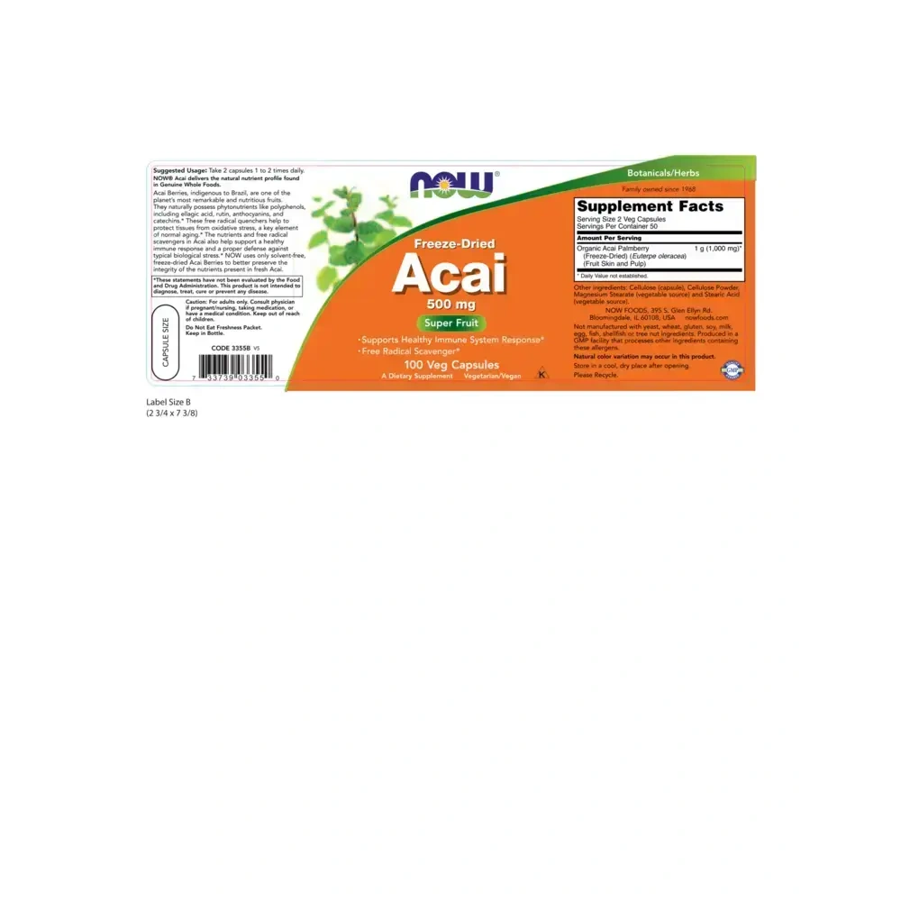 Product image for Acai 500mg.