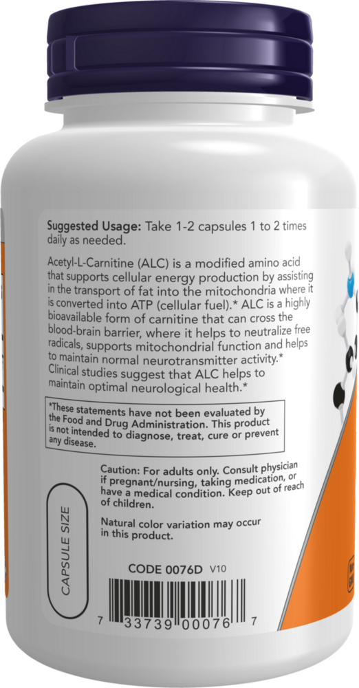Product image for Acetyl-L Carnitine 500mg.
