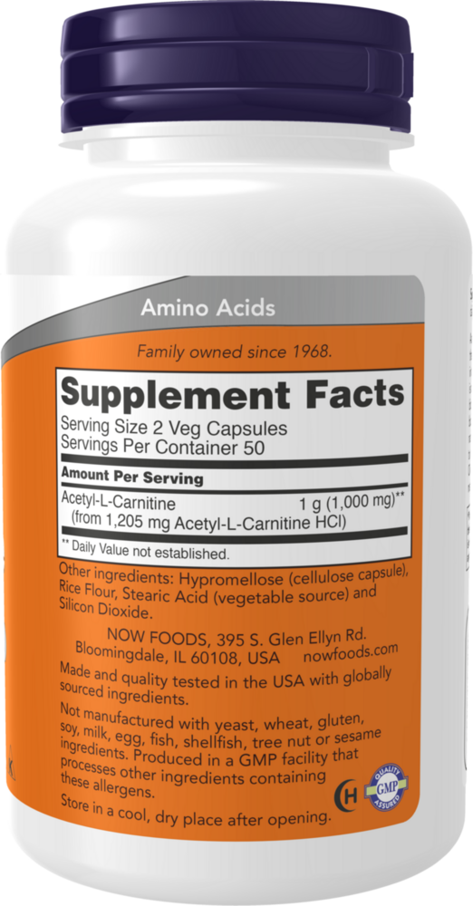 Product image for Acetyl-L Carnitine 500mg.