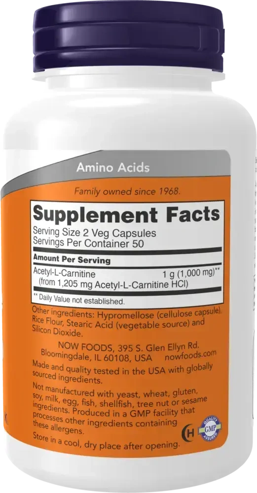Product image for Acetyl-L Carnitine 500mg.