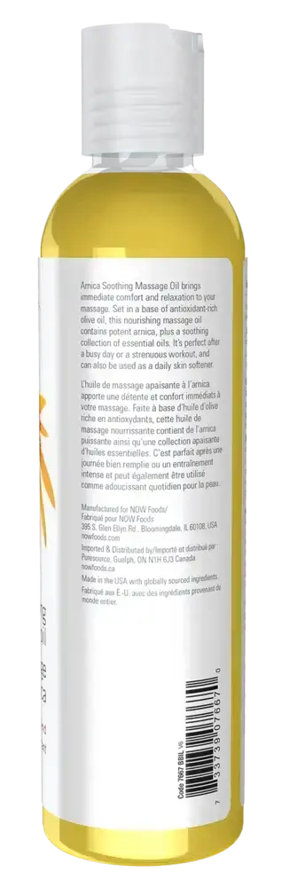 Product image for Arnica Soothing Massage Oil.