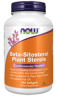 Beta-Sitosterol Plant Sterols 180 Softgels