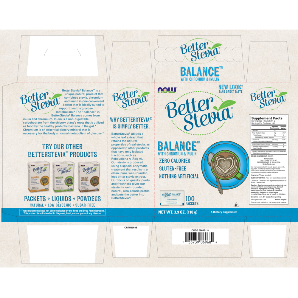 Product image for BetterStevia® Balance with Chromium &amp; Inulin.