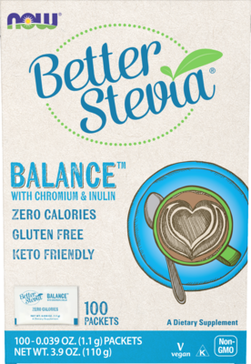 BetterStevia® Balance with Chromium & Inulin 100 packets