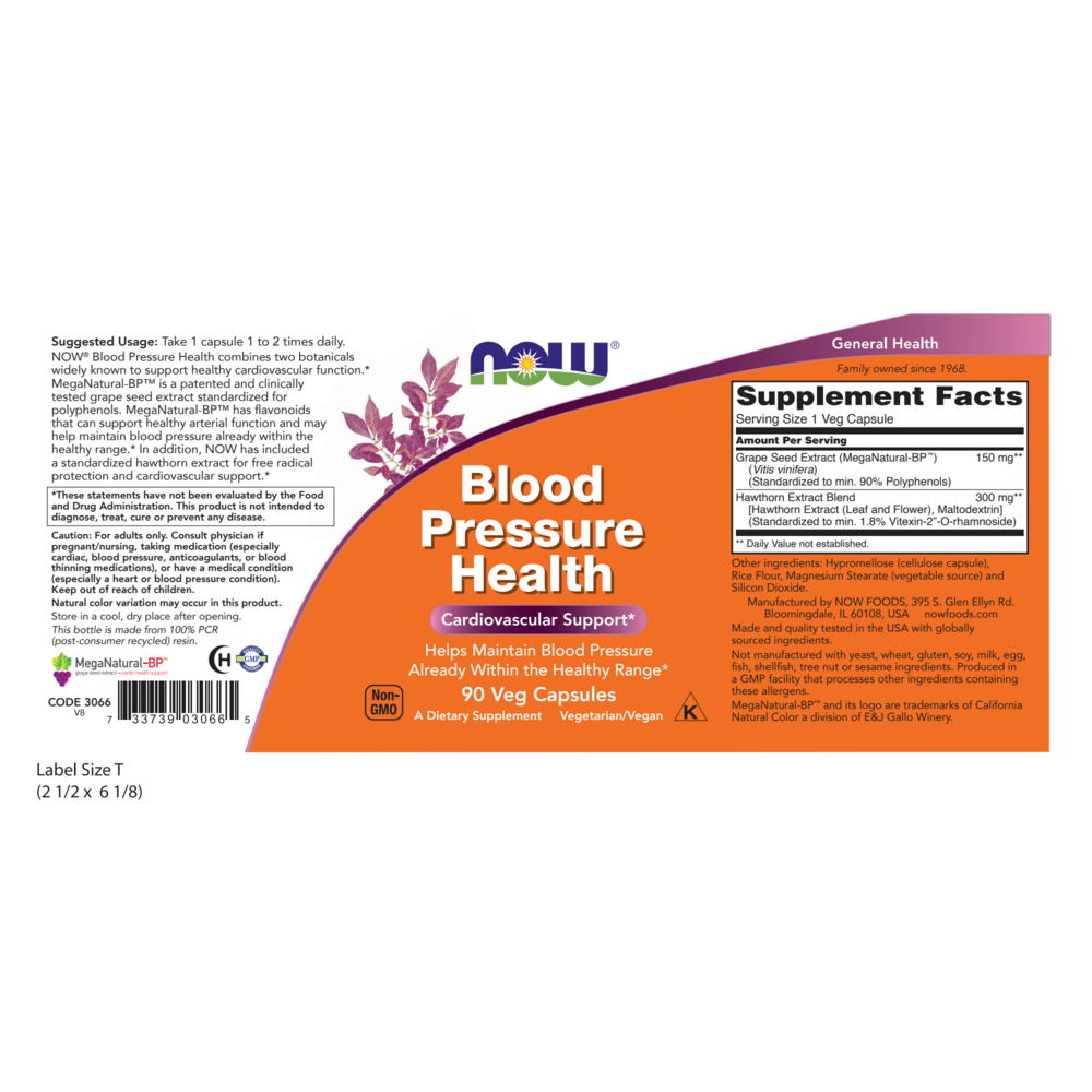Product image for Blood Pressure Health.