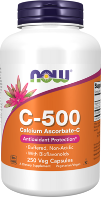 C-500 Calcium Ascorbate-C 250 capsules