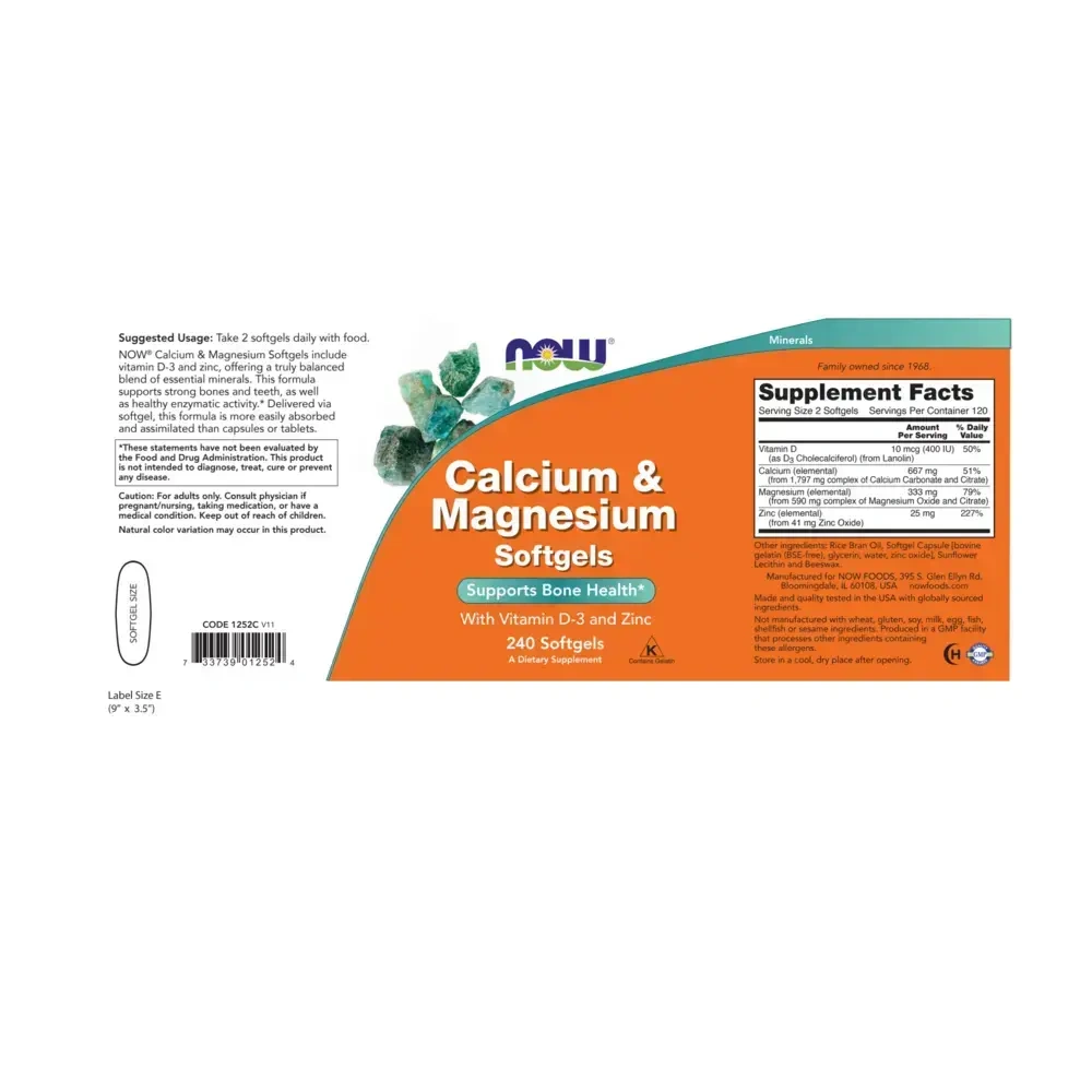 Product image for Calcium &amp; Magnesium.