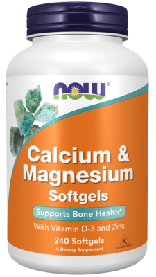 Calcium & Magnesium 240 Softgels