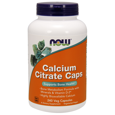 Calcium Citrate Caps (240 capsules) by NOW Foods