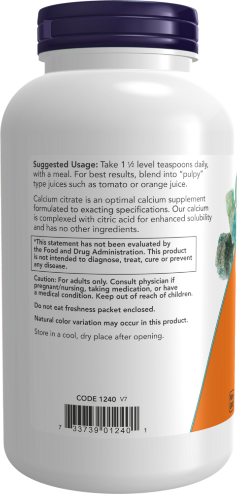 Product image for Calcium Citrate Powder.