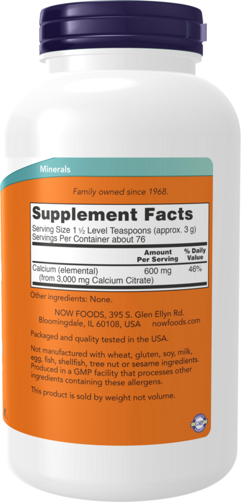 Product image for Calcium Citrate Powder.