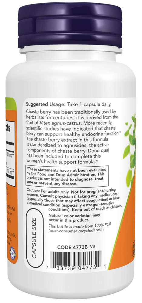 Product image for Chaste Berry Vitex Ext. 300mg.