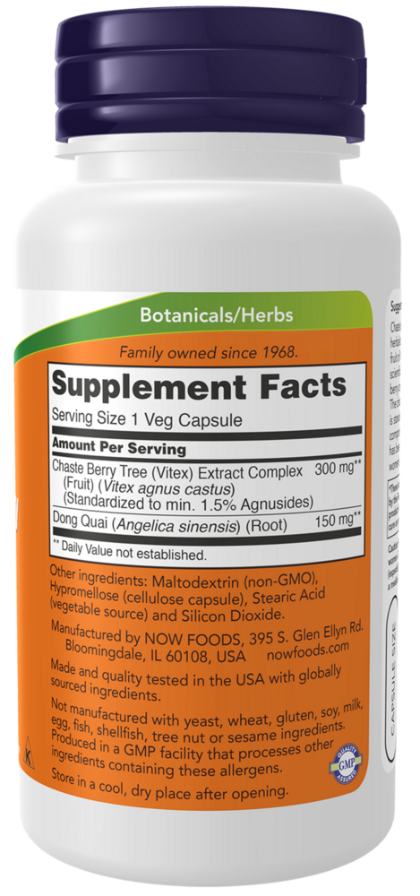 Product image for Chaste Berry Vitex Ext. 300mg.