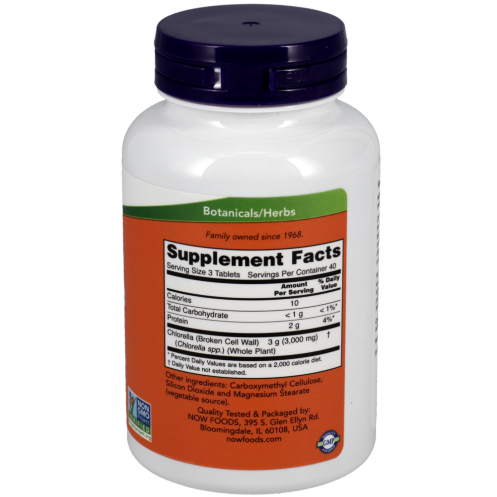 Product image for Chlorella 1000mg Tablets.