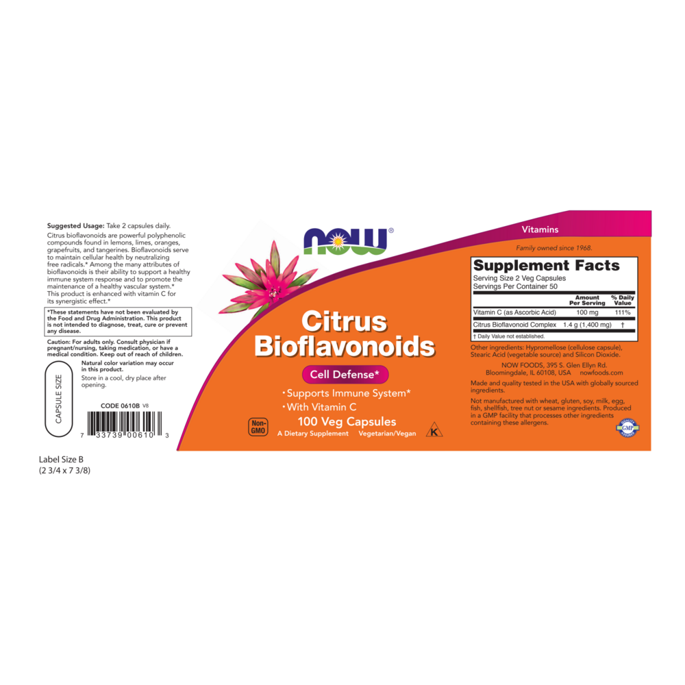 Product image for Citrus Bioflavonoids.
