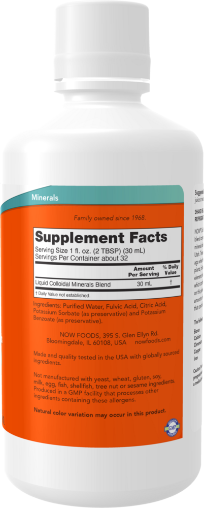Product image for Colloidal Minerals.
