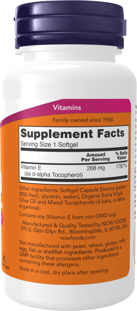 Product image for E-400 (Mixed Tocopherols).