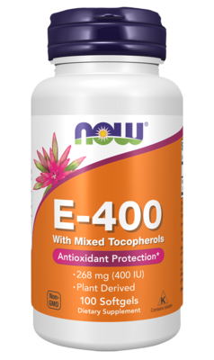 E-400 (Mixed Tocopherols) 100 Softgels