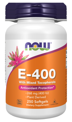 E-400 (Mixed Tocopherols) 250 Softgels