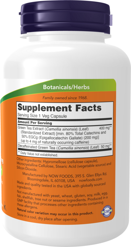 Product image for EGCg Green Tea Extract 400mg Veg Capsules.