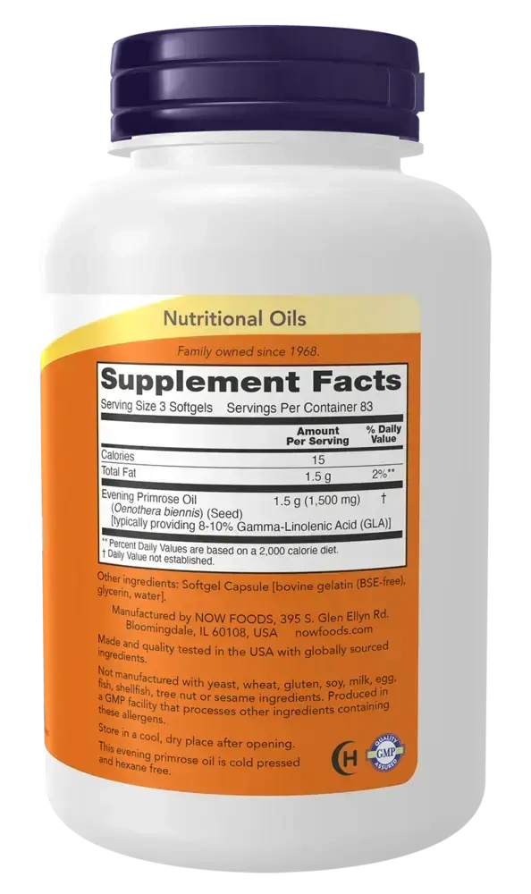 Product image for Evening Primrose Oil 500mg.