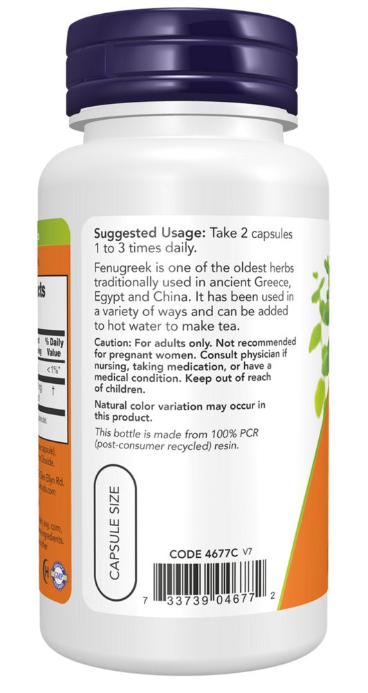 Product image for Fenugreek 500mg.