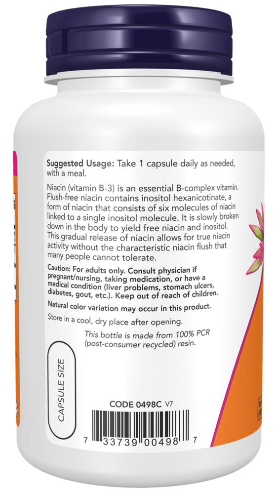 Product image for Flush Free Niacin 500mg.