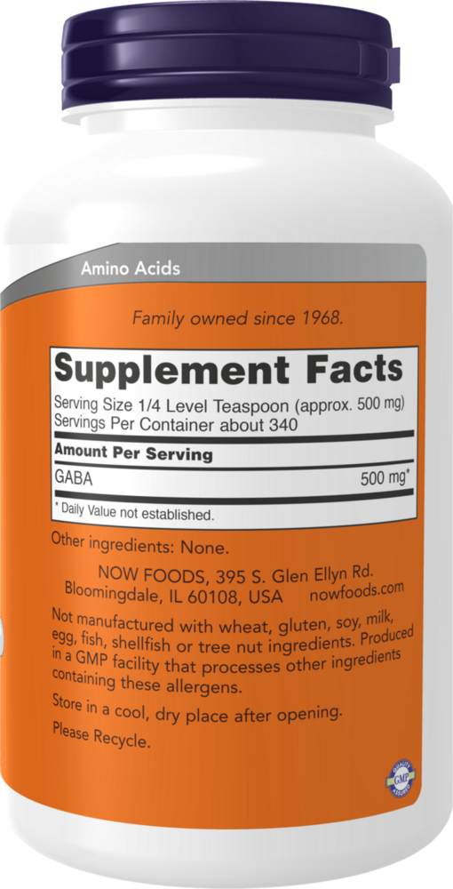 Product image for GABA Powder.