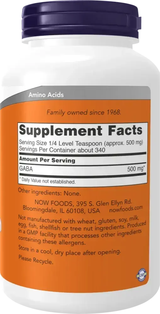 Product image for GABA Powder.