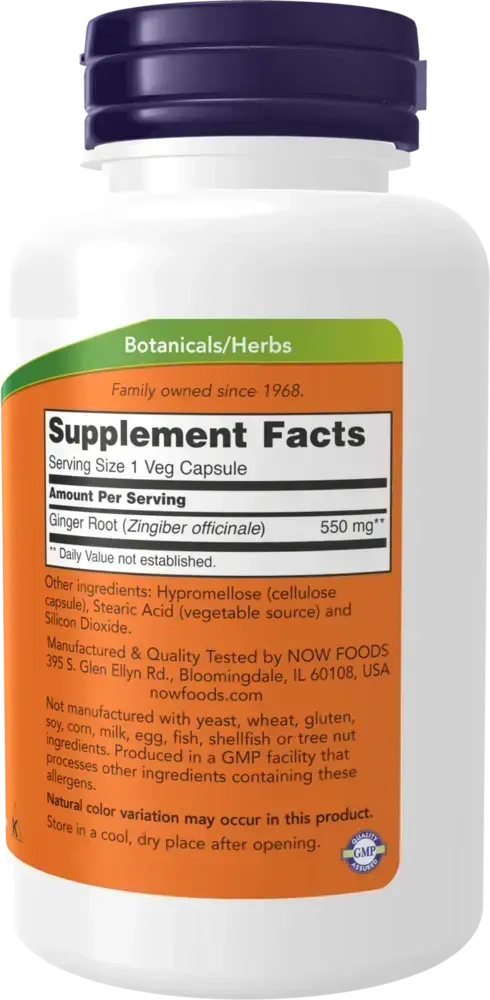 Product image for Ginger Root 550mg.