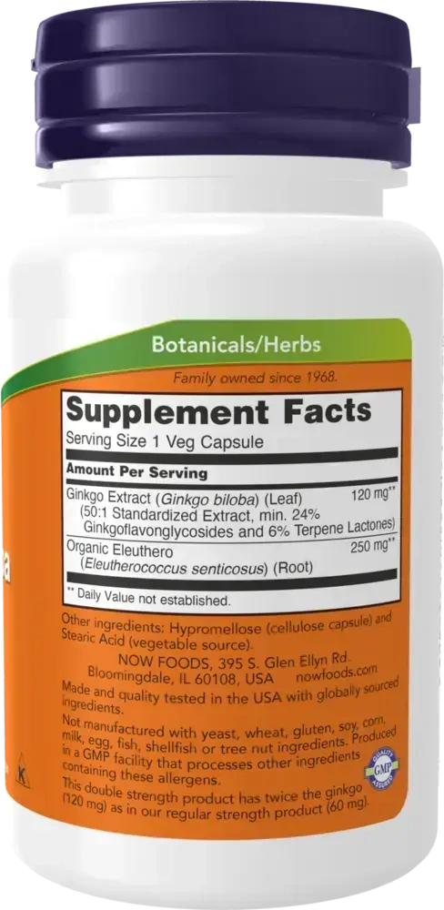 Product image for Ginkgo Biloba 120mg.