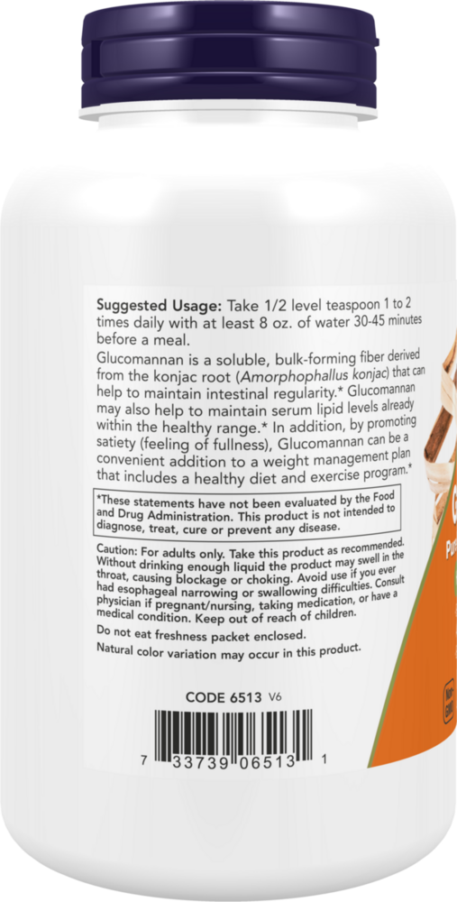 Product image for Glucomannan Powder.