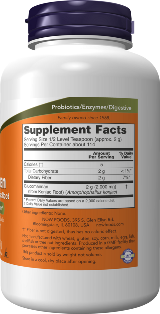 Product image for Glucomannan Powder.